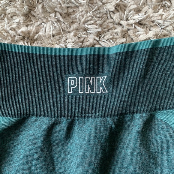 VS PINK Seamless Leggings Pink & Green (2) - Picture 14 of 15